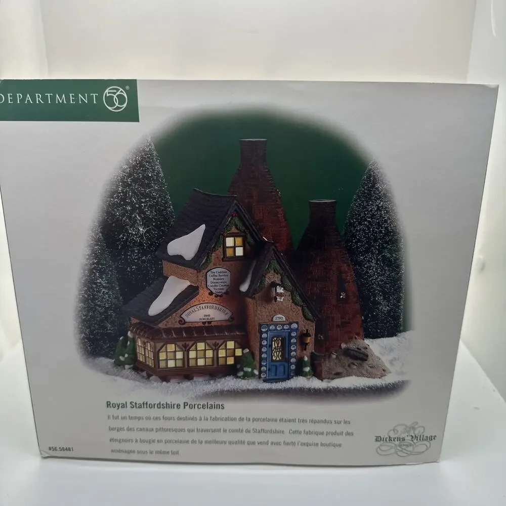 Department 56 Dickens Village Royal Staffordshire 58481 Retired 2002 Christmas